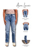 The Hattie Mid-Rise Tummy Control Relaxed Straight Leg Jeans