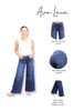 The Kim Mid-Rise Wide Leg Tummy Control Jeans - Three Inseams