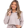 Women's Quarter Zip Comfy Sweatshirt