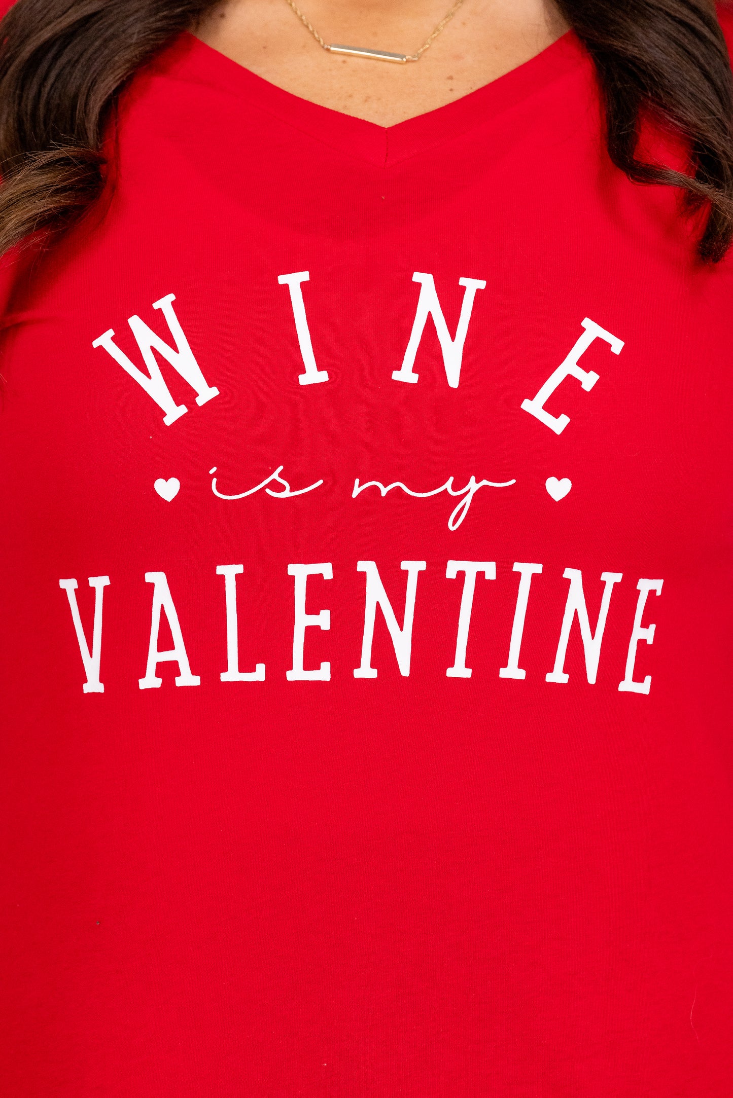 My Valentine V-Neck T-Shirt *Final Sale*