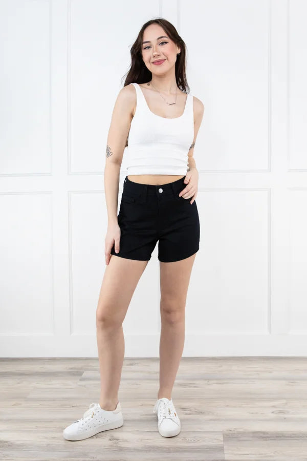 Color Me Basic High-Rise Denim Shorts * Final Sale*