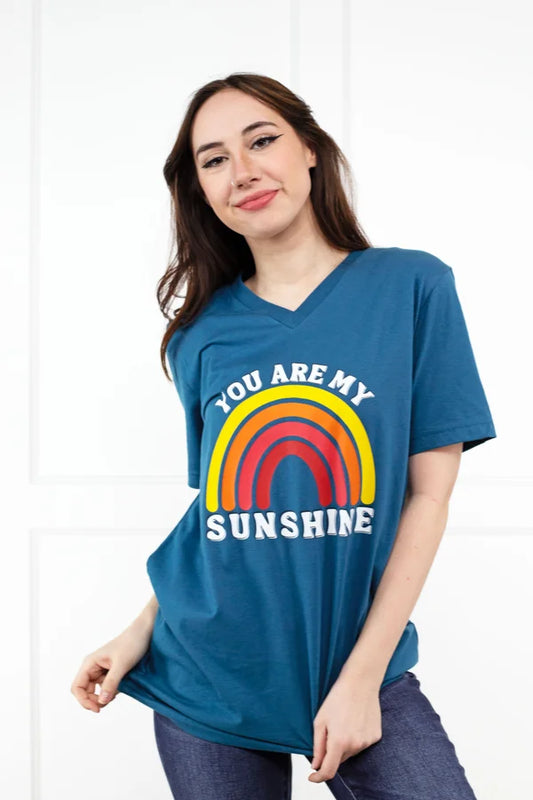 You Are My Sunshine V-Neck T-Shirt *Final Sale*