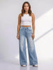 The Adrian by Lovervet High-Rise Wide Leg Denim Three Lengths
