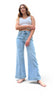The Joan Super High-Rise Tummy Control Wide Leg Jeans