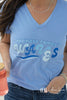 Happiness Comes In Waves V-Neck T-Shirt *Final Sale*