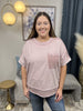 My Fight Song Women's Fishnet Casual Short Sleeve Top