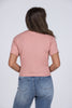 Just Peachy Cropped T-Shirt *Final Sale*