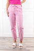 The Josie from Judy Blue: High-Rise Garment Dyed Denim Jogger