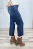 Judy Blue Rock Me Mama High-Rise Crop Wide Leg Denim