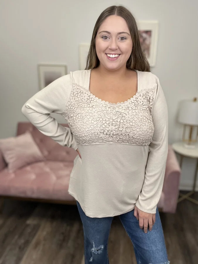 Around Here Long Sleeve Top