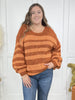 Sunset Striped Sweater