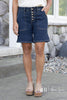 Judy Blue No Place Like Home High-Rise Trouser Denim Shorts